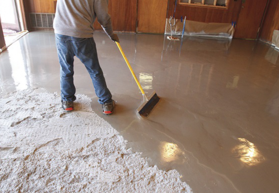 Заливной пол пошагово