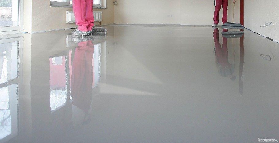 Наливной пол под