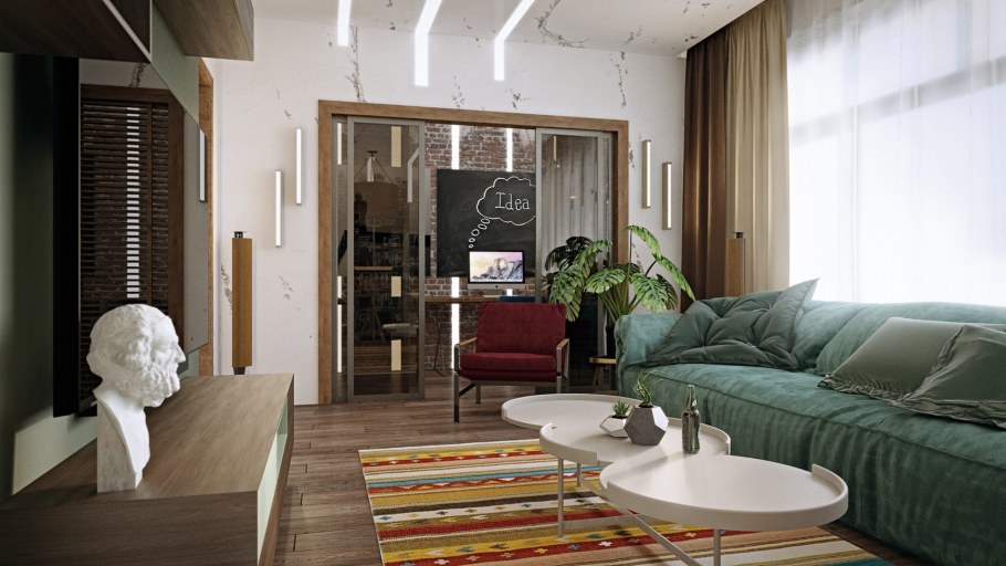 Американский таунхаус интерьер