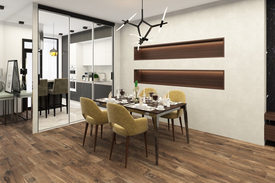 Проект таунхауса внутри