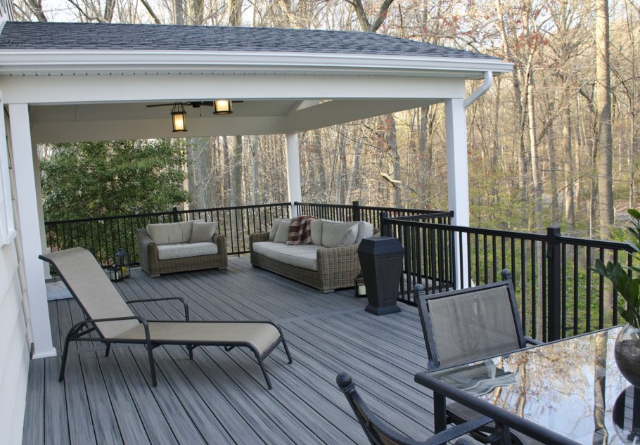 Ограждение террасы на крыше