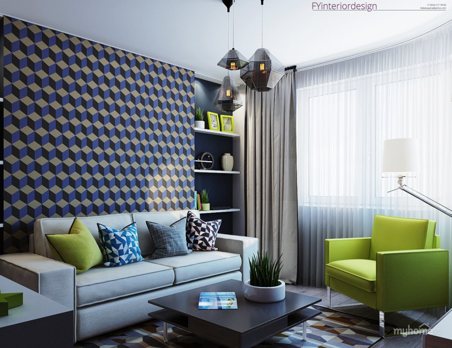 Однушка в стиле икеа