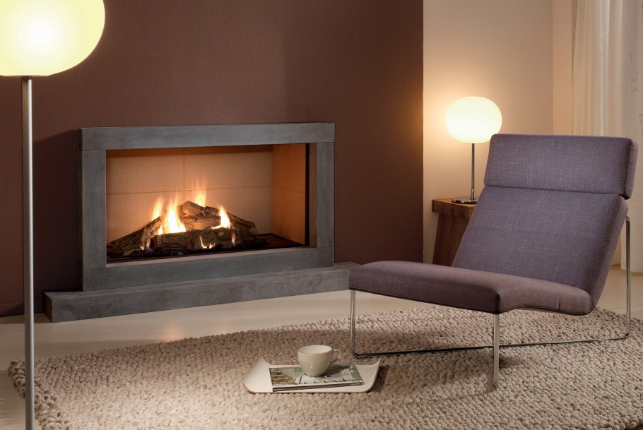 Современный электрокамин