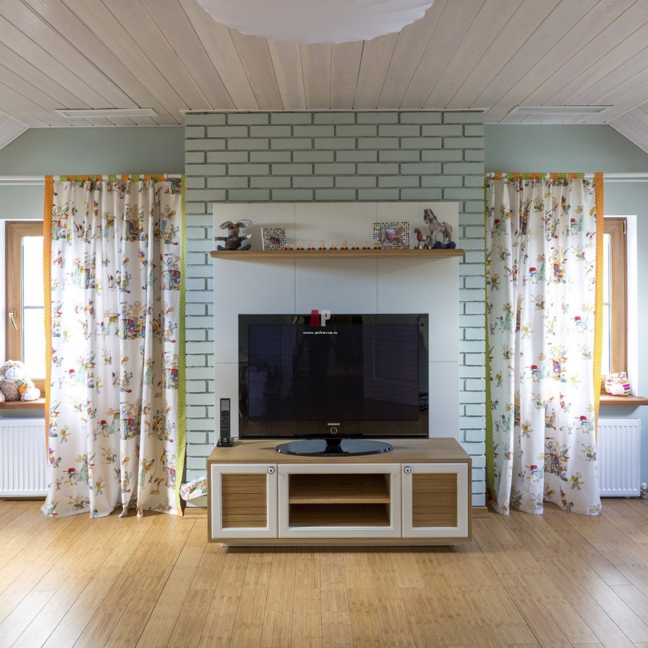 Имитация бруса внутри Тиккурила