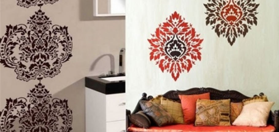 Орнаменты для покраски стен