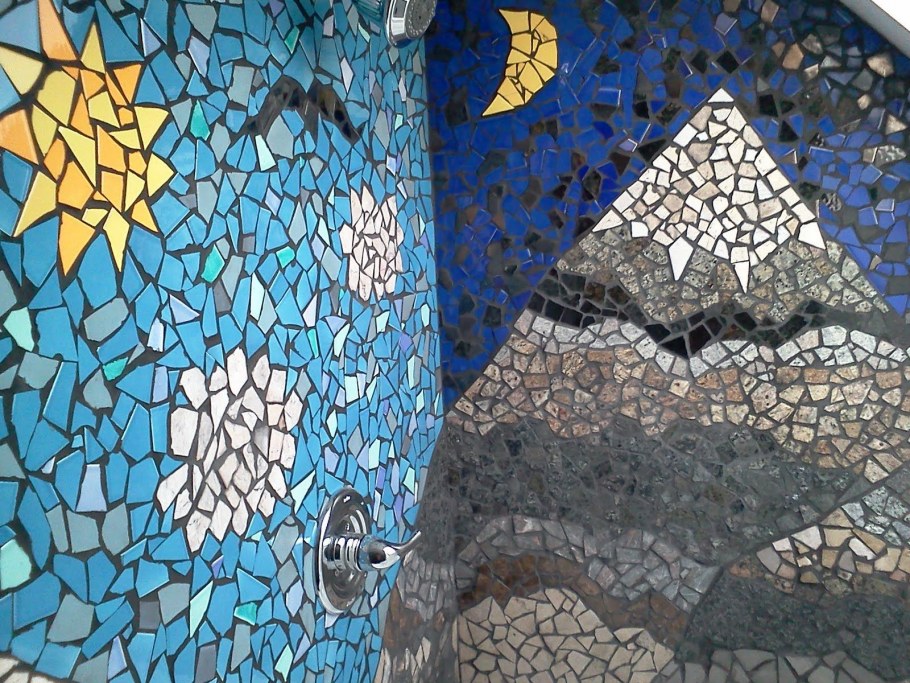 Стилизованная роспись стен в интерьере