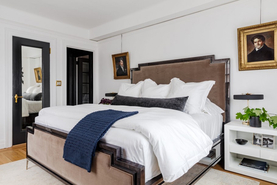 Апартаменты в Нью-Йорке спальня