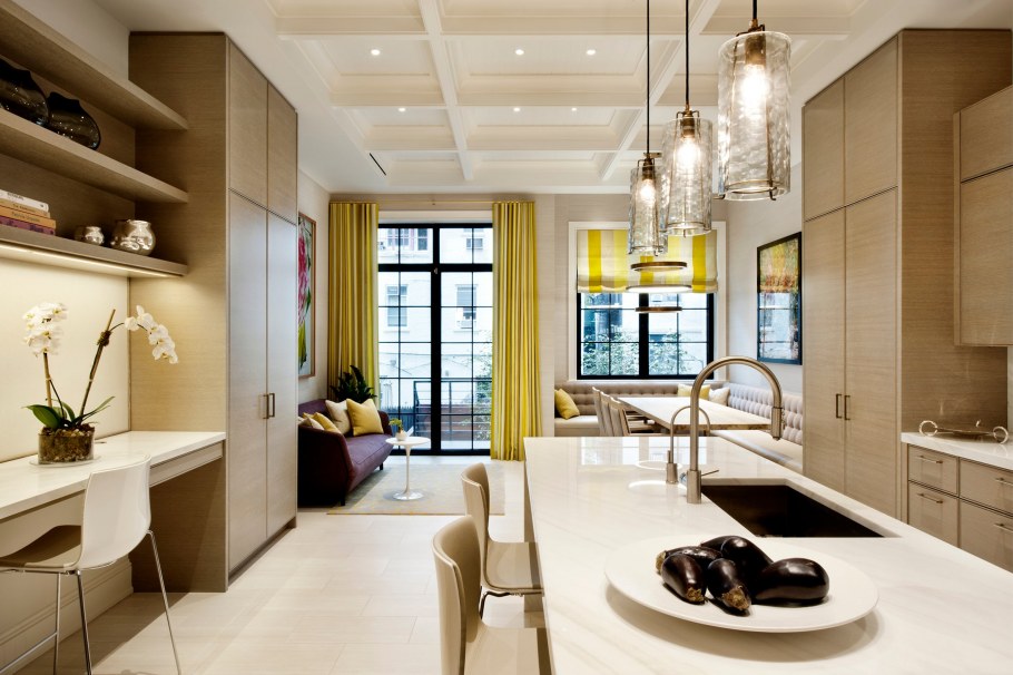 Сочетание в интерьере Модерна и 60