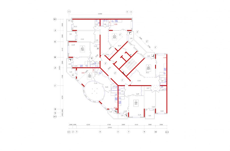 Планировки квартир проспект красной армии 247