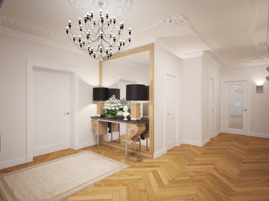 Стильные люстры в прихожую