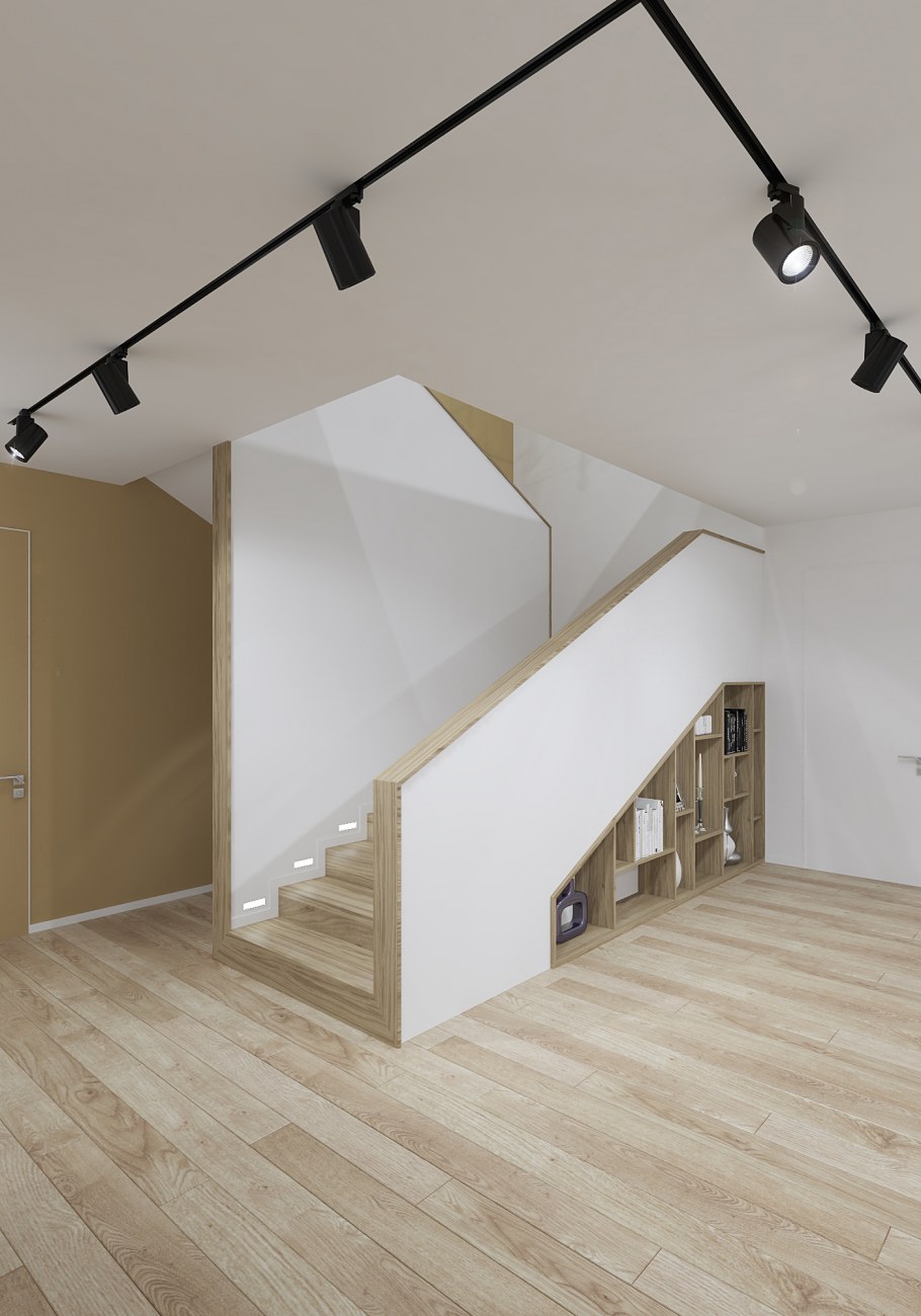 Ограждение лестницы на мансарде