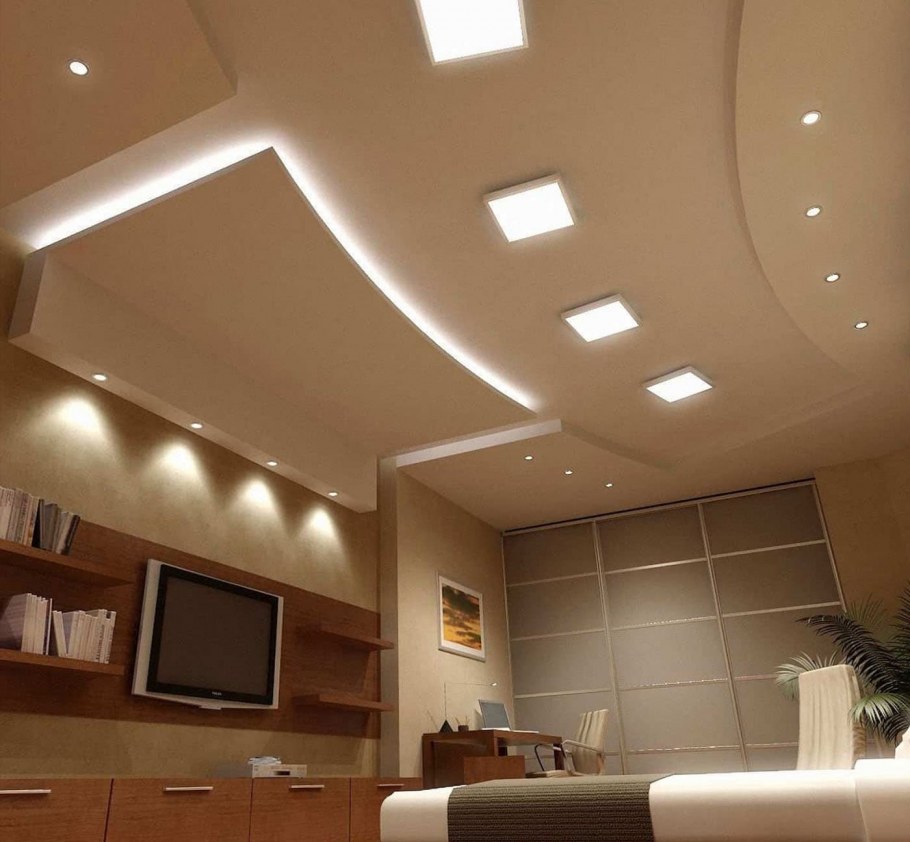 Гипсокартонные подвесные потолки