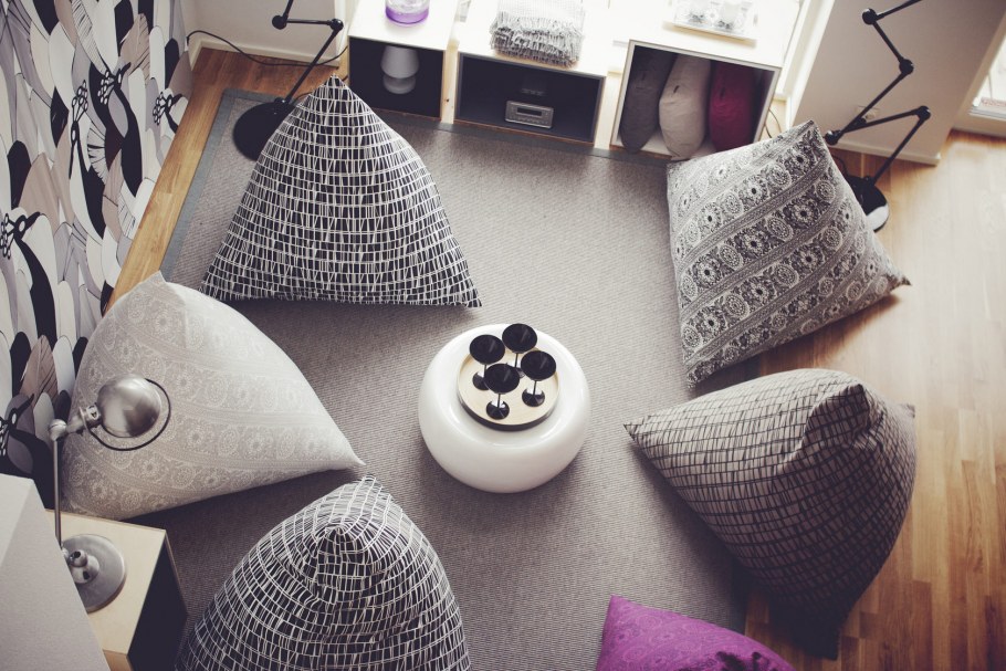 Кресло мешок в интерьере