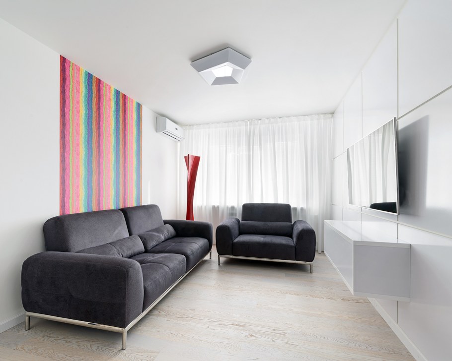 Интерьер зала в стиле Минимализм