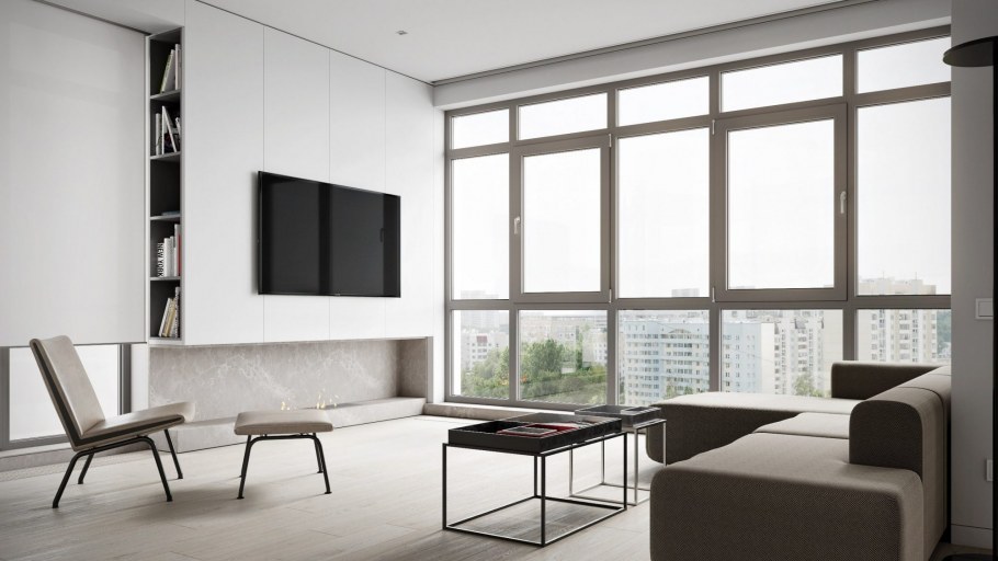 Отделка комнаты в стиле Минимализм