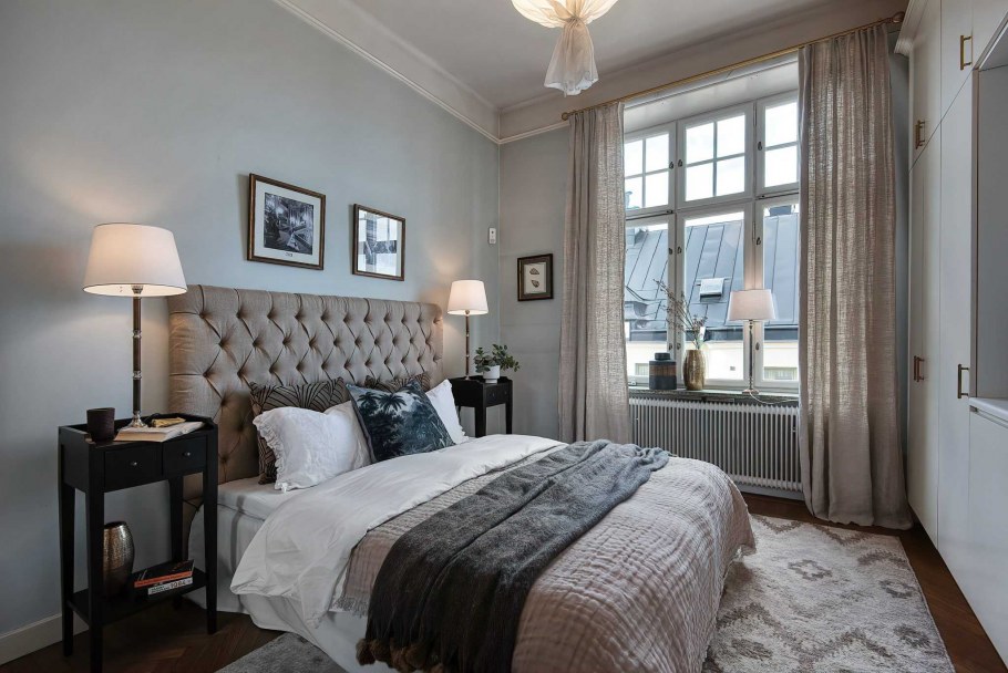 Интерьер гостиной икеа зелёный