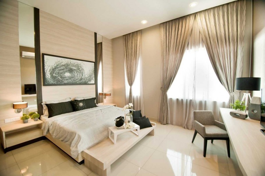 Комната в двух цветах