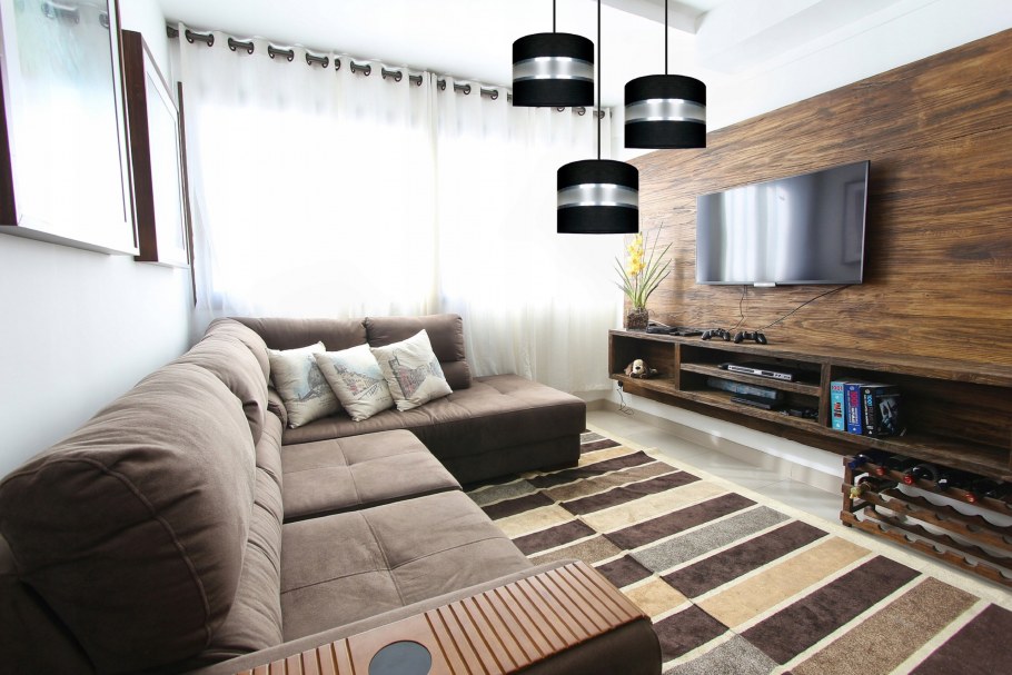 Стена ламинат телевизор