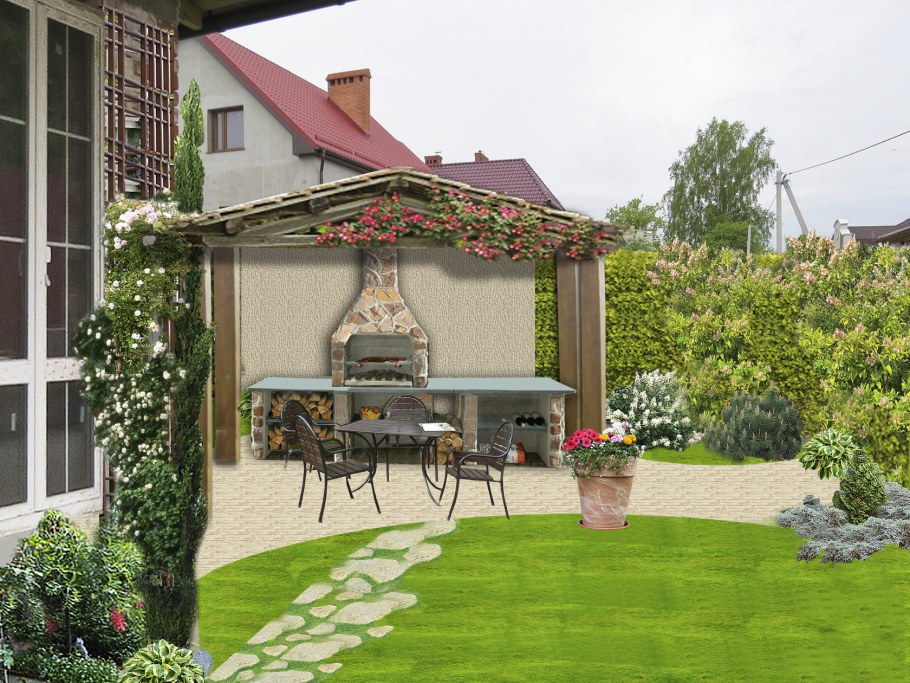 Проект уютный дворик