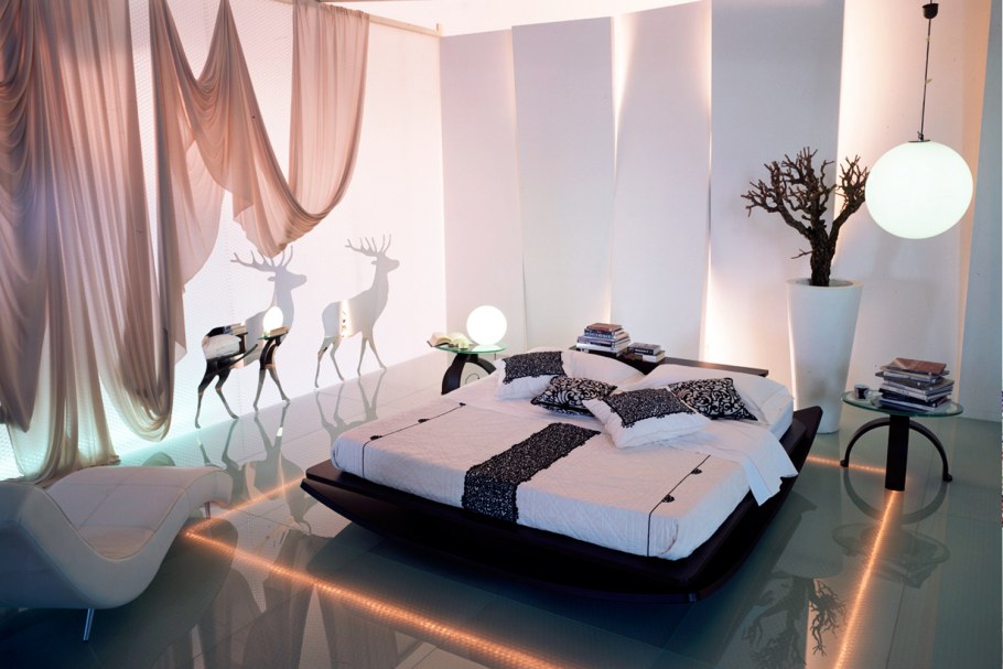 Необычные спальни