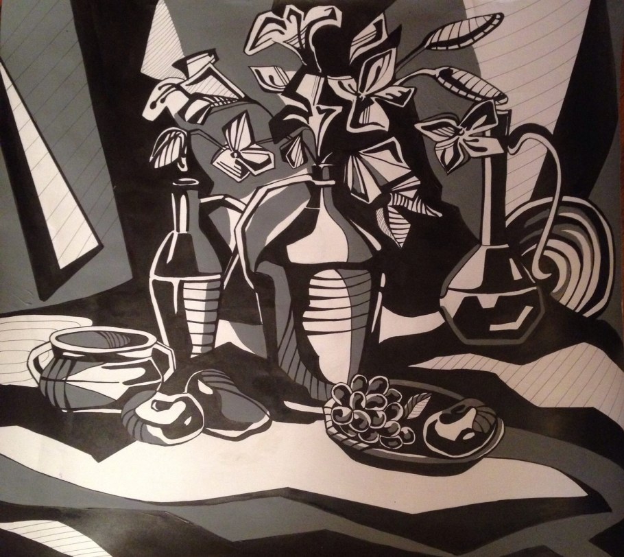 Декоративный натюрморт Строгановка