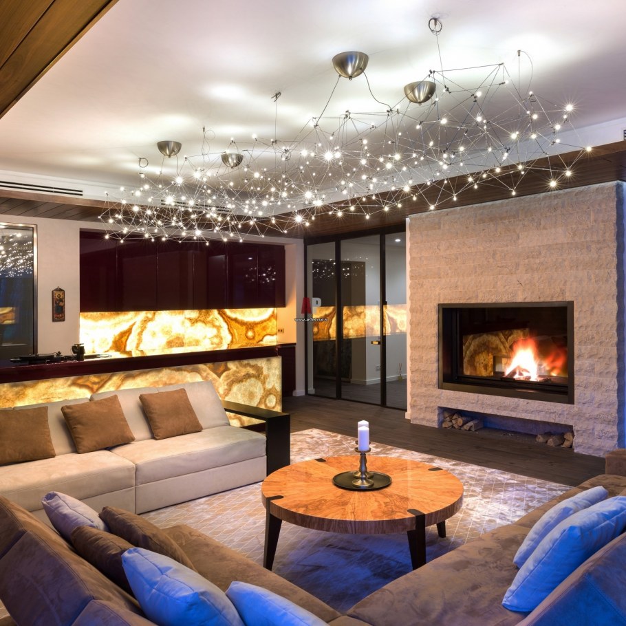 Зона отдыха в гостиной