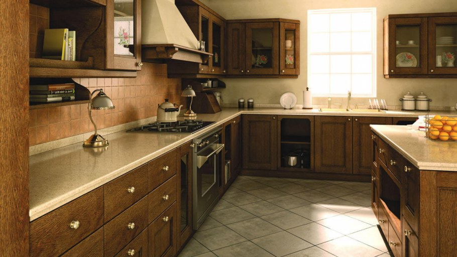 Кухня из натурального дуба