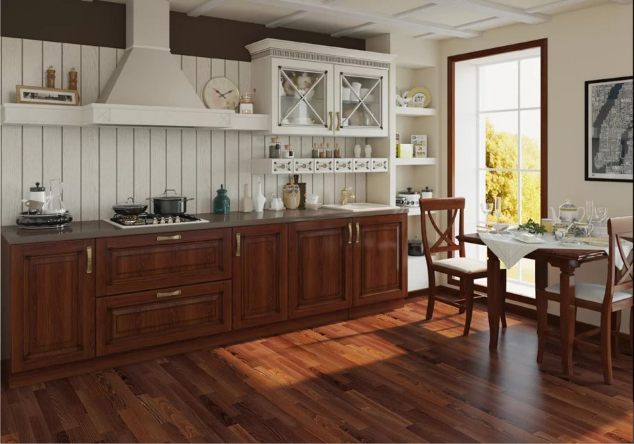 Кухня из массива дерева Прованс