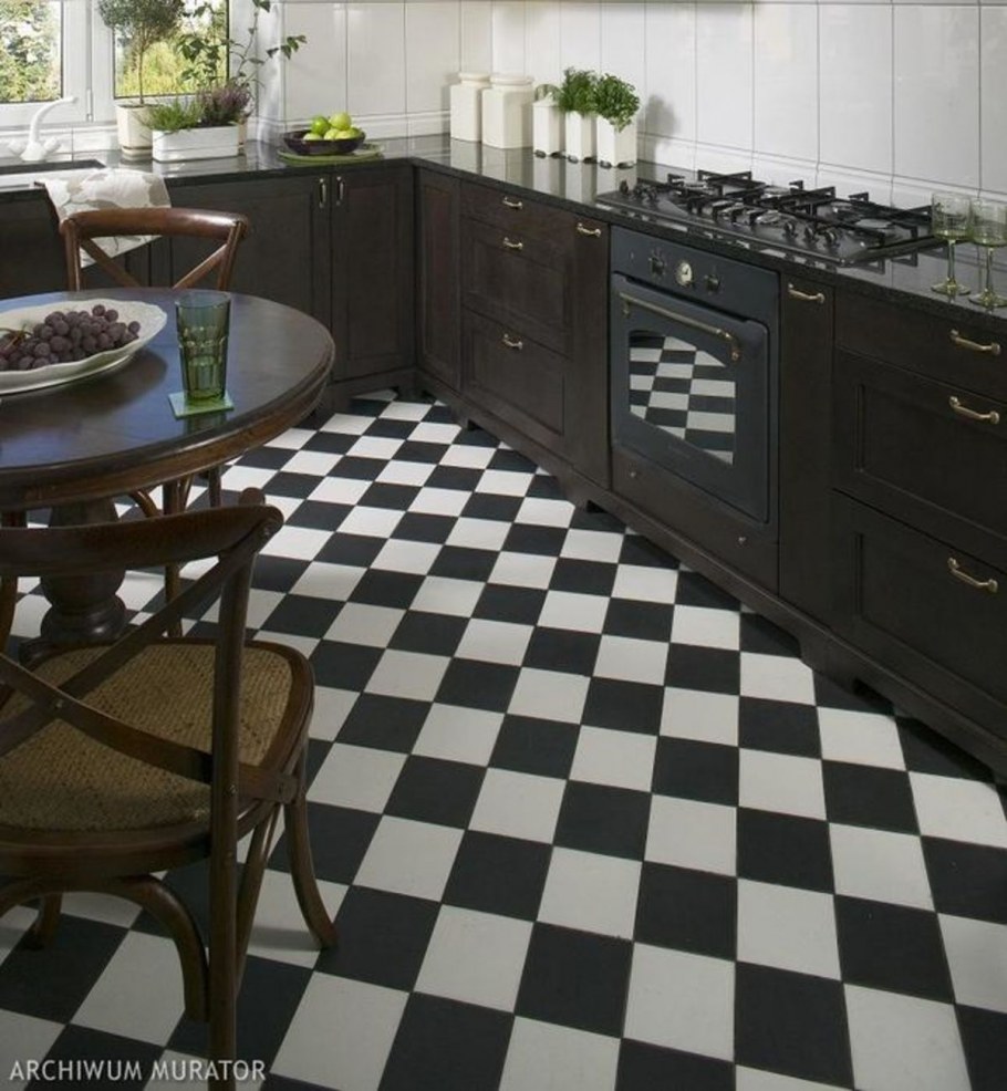 Низкий фартук на кухне