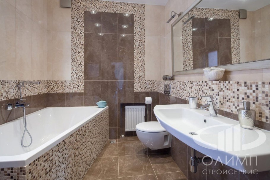 Облицовка ванной комнаты плиткой варианты