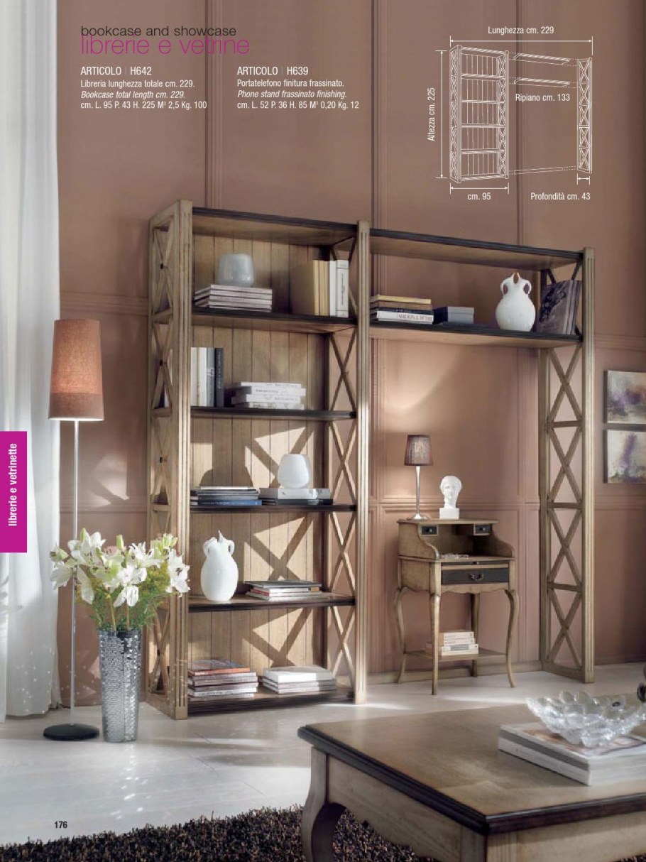 Стеллаж в стиле Прованс