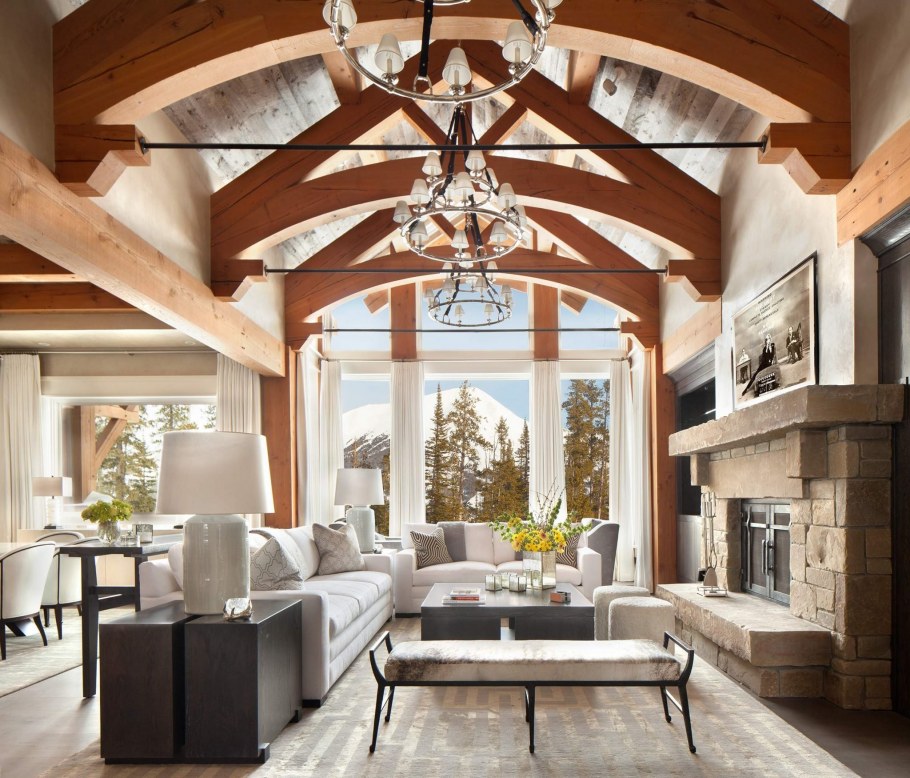 Интерьер фахверк Шале