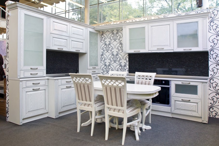 Кухни Зов Глазго патина серебро