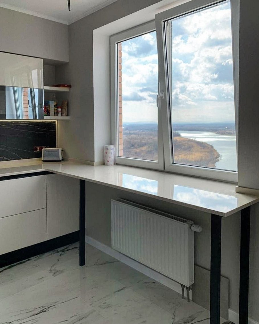 Подоконник барная стойка