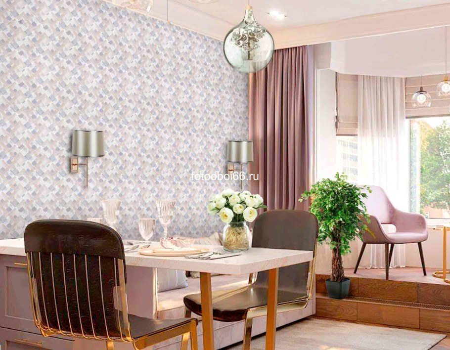 Обои Vilia апрель в интерьере