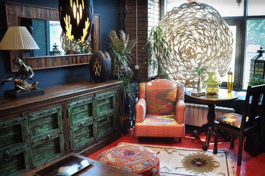 Пуф в марокканском стиле