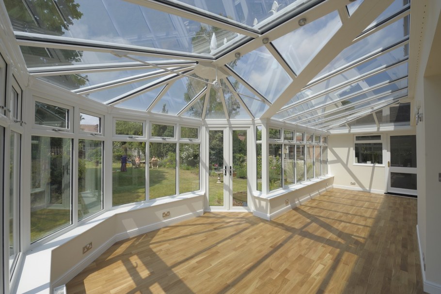 Зимний сад из стеклопакетов