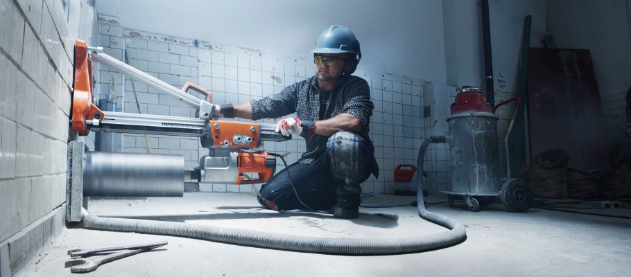 Алмазное штробление бетона