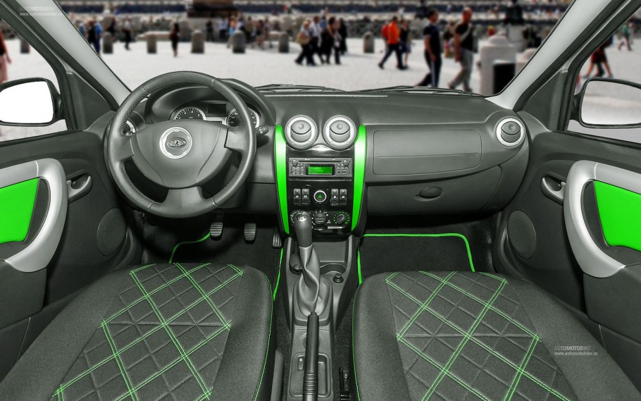 Новая Лада Ларгус кросс салон