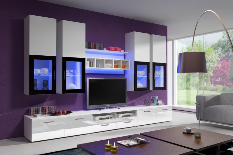 Стенка в зал в стиле Минимализм