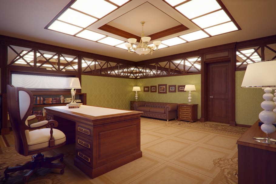Интерьер кабинет Franklin