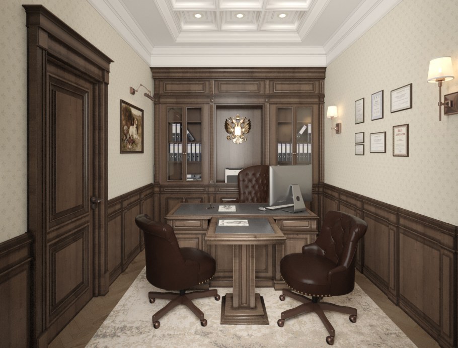 Интерьер кабинета Рэма Вяхирева