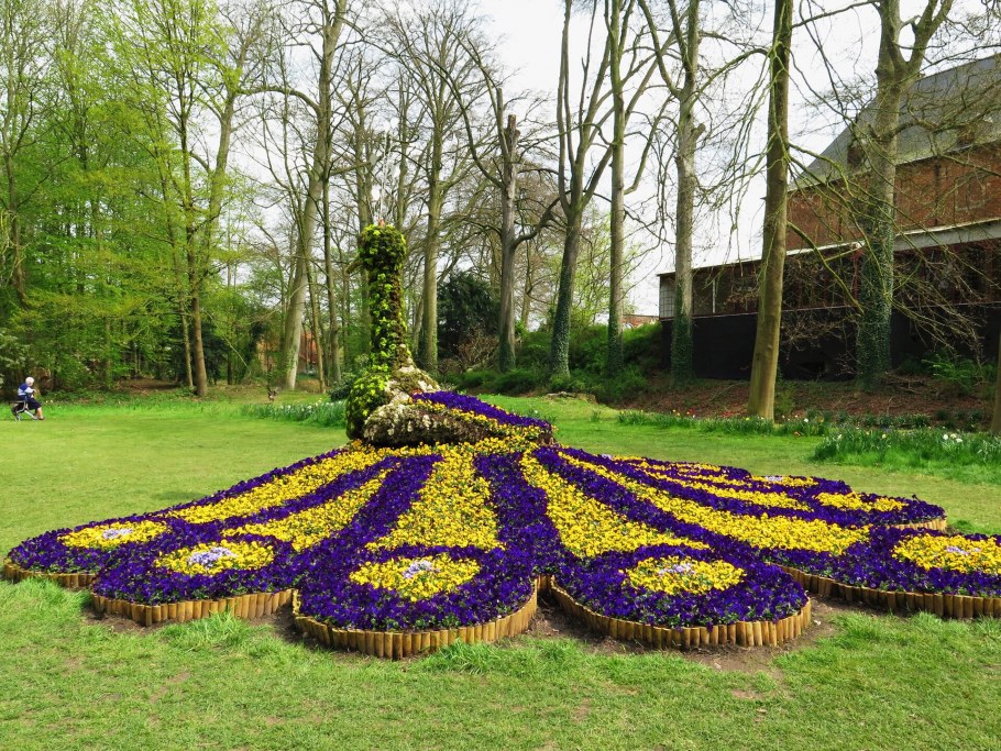 Клумба павлиний хвост