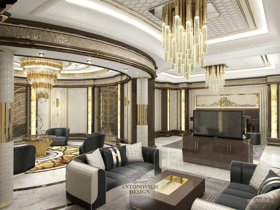 Элитный современный интерьер