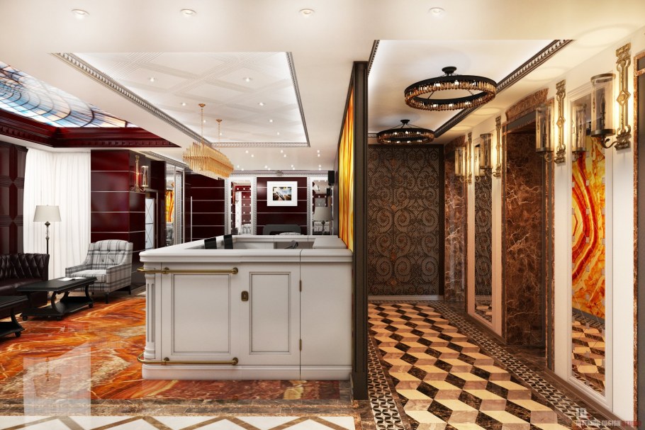 Интерьер от Антонович арт деко