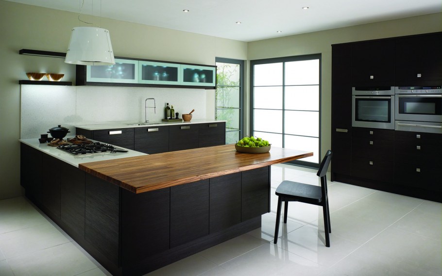 Кухня венге в интерьере