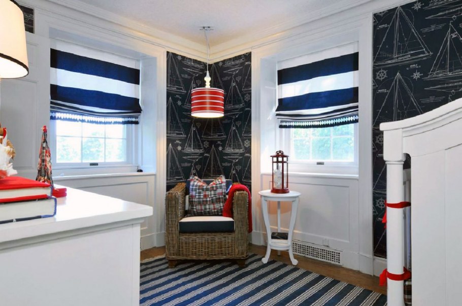 Столовая в морском стиле