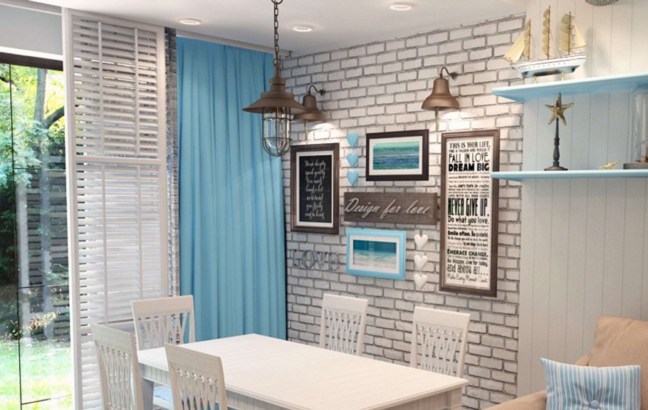 Серая кухня в средиземноморском стиле