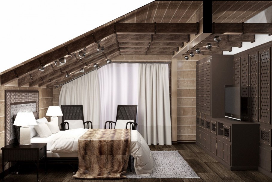 Шале мансардного типа