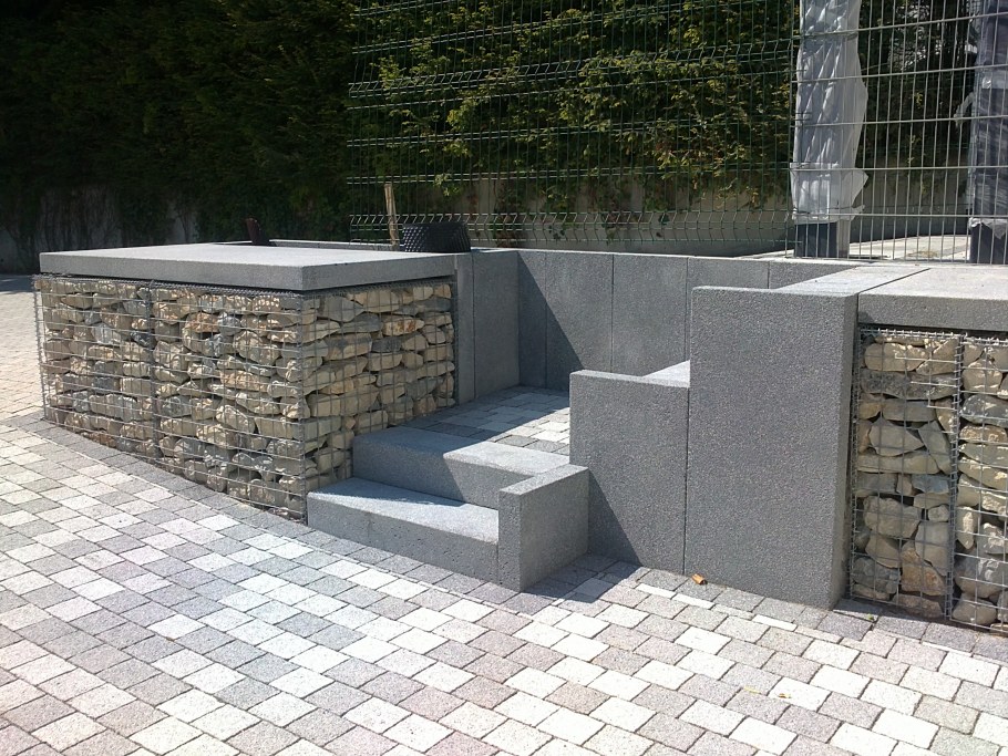 Погреб из габионов